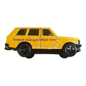 Vintage Majorette 5" Range Rover 1/36 Diecast General Contractor Road Crew